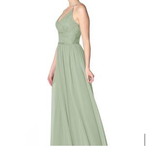 Azazie Bridesmaid Dress A8 - Inga in Dusty Sage